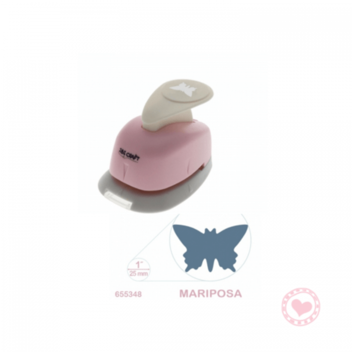 PERFORADORA ARTISTICA IBI CRAFT 25mm.MARIPOSA