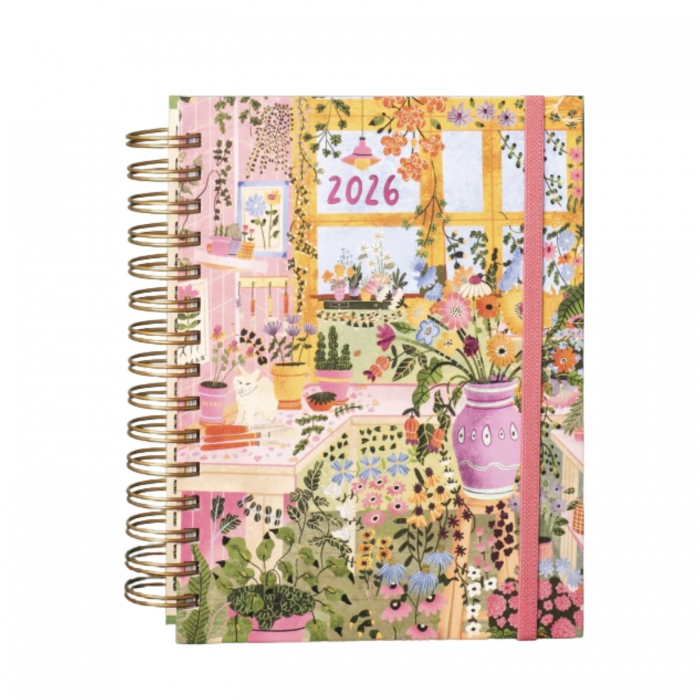 AGENDA FERA A5 ESPIRAL DIARIA INVERNADERO