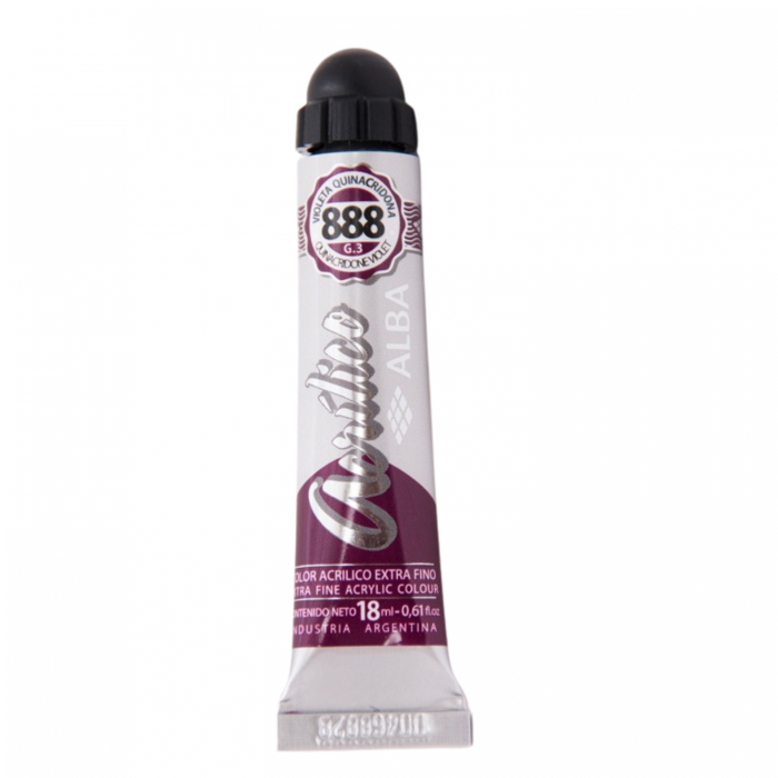 ACRILICO ALBA x   18ml.888 VIOLETA QUINACRID