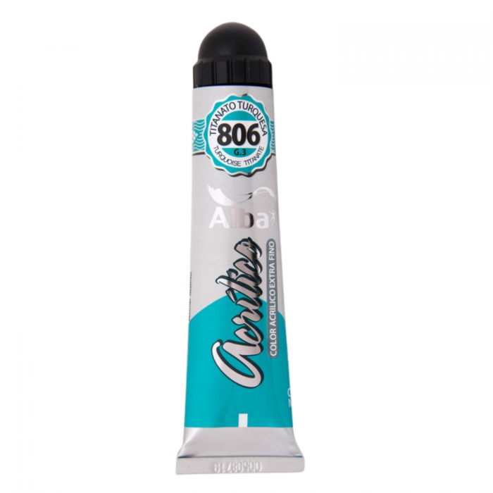 ACRILICO ALBA x   60ml.806 TITANATO TURQUESA