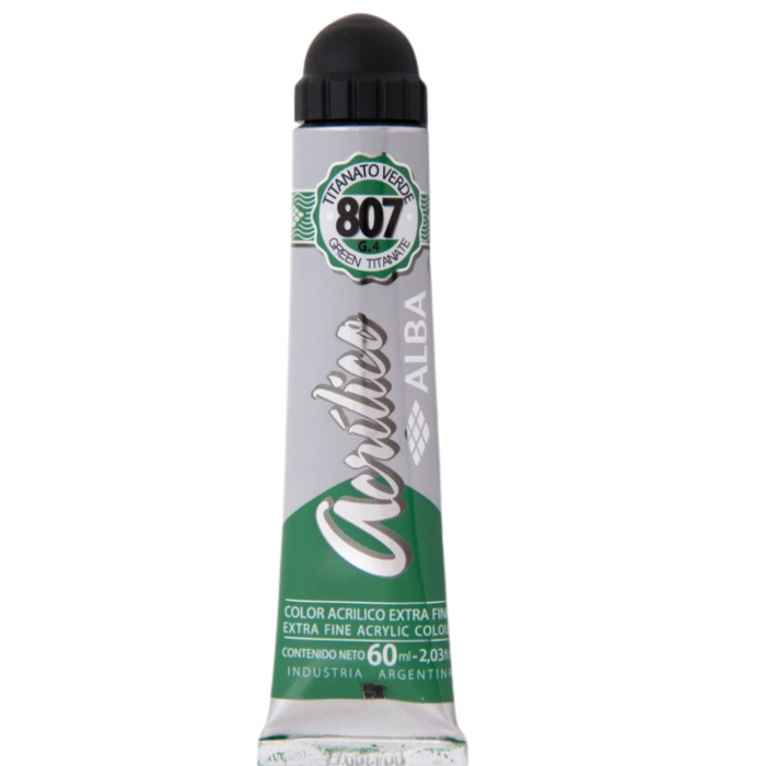 ACRILICO ALBA x   60ml.807 TITANATO VERDE
