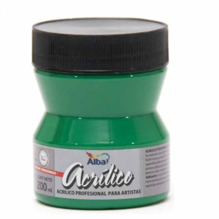 ACRILICO ALBA x  200ml.807 TITANATO VERDE