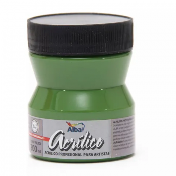 ACRILICO ALBA x  200ml.851 VERDE CADMIO