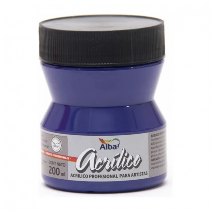 ACRILICO ALBA x  200ml.891 VIOLETA DIOXAZINA
