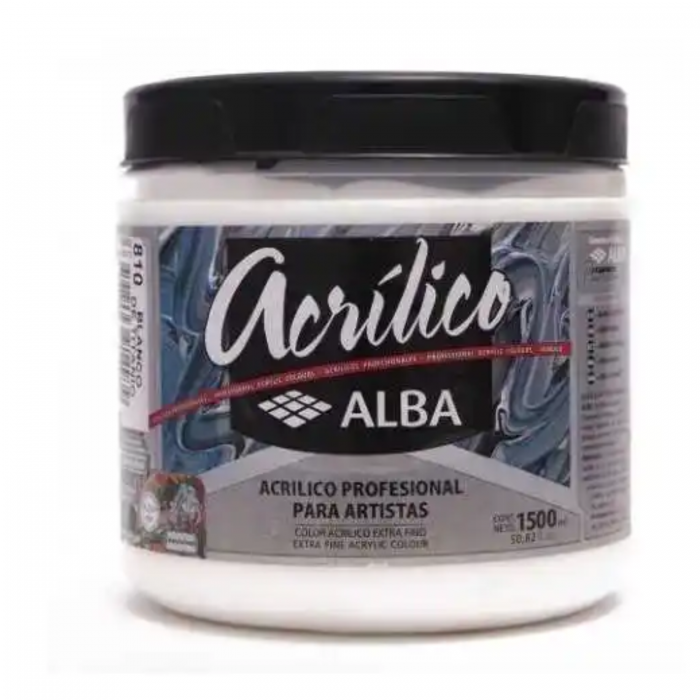 ACRILICO ALBA x 1500ml.810 BLANCO TITANIO