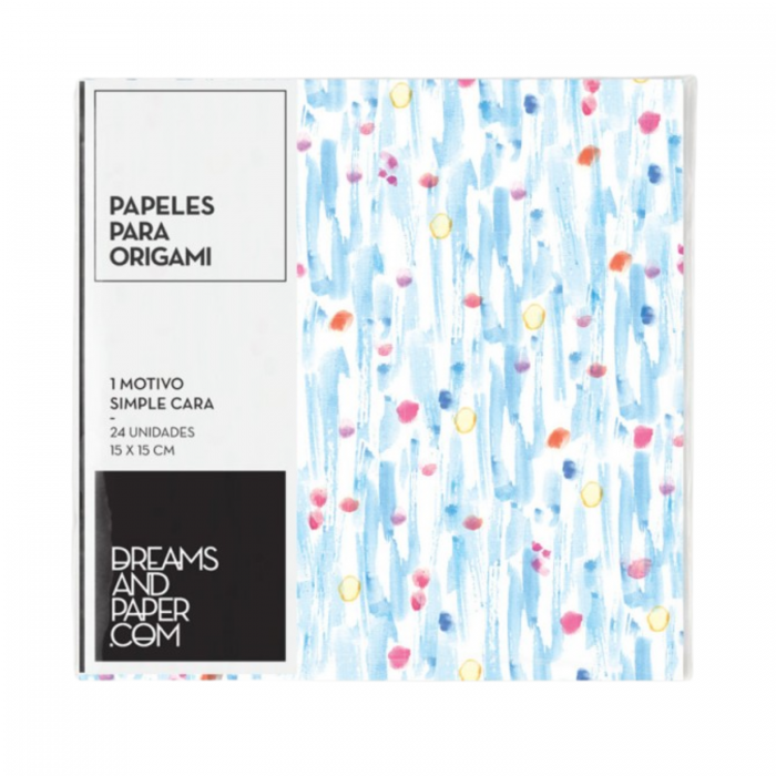 PAPEL ORIGAMI 15x15 90grs.LACAR x24