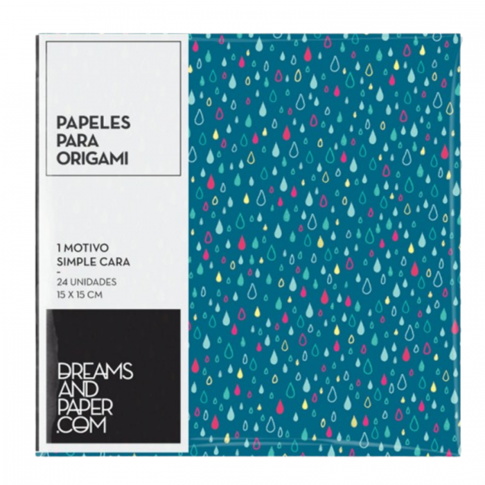 PAPEL ORIGAMI 15x15 90grs.MAHUEN x24