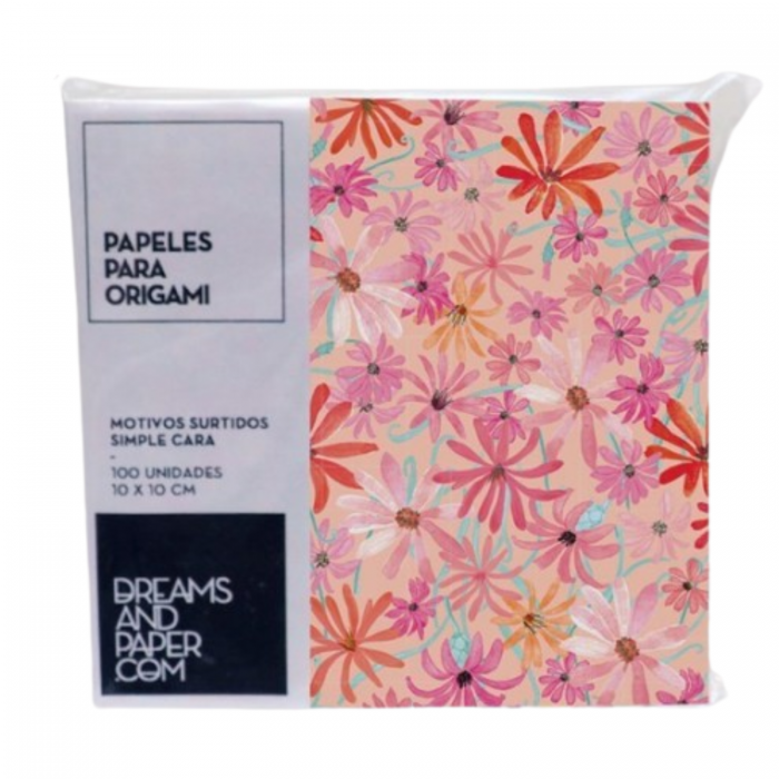PAPEL ORIGAMI 15x15 90grs.MUTISIA x24