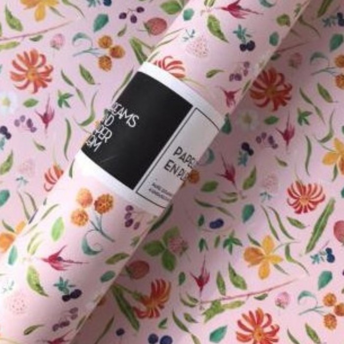 PAPEL ORIGAMI 45x60 90grs.FLOR BOSQUE