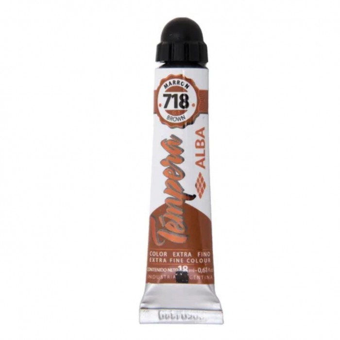 TEMPERA ALBA PROFESIONAL x 18 718 MARRON