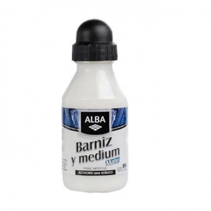 ACCESORIO PARA ACRILICO BARNIZ MEDIUM  MATE   ALBA x100ml