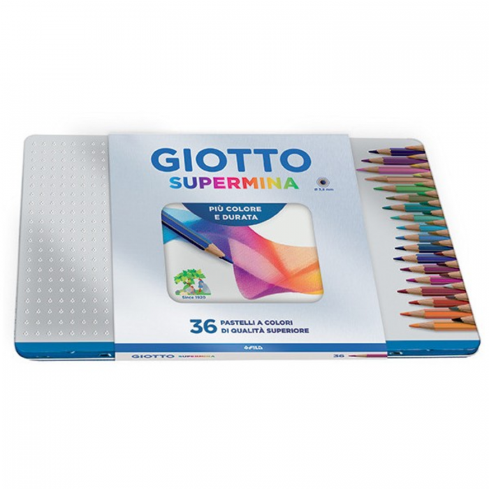 LAPICES COLOR GIOTTO SUPERMINA x36 LATA