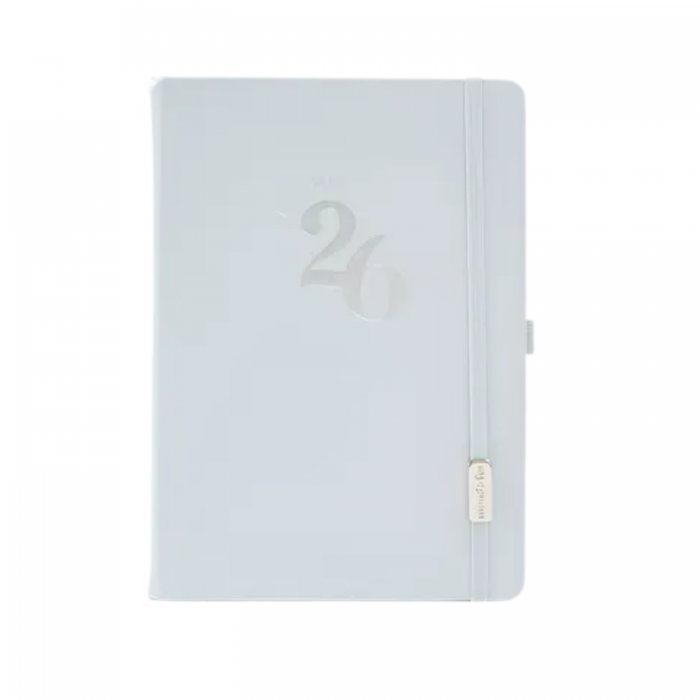 AGENDA FW 2 DIAS POR HOJA ENCUADERNADA 12x17 CLASSIC GRAY