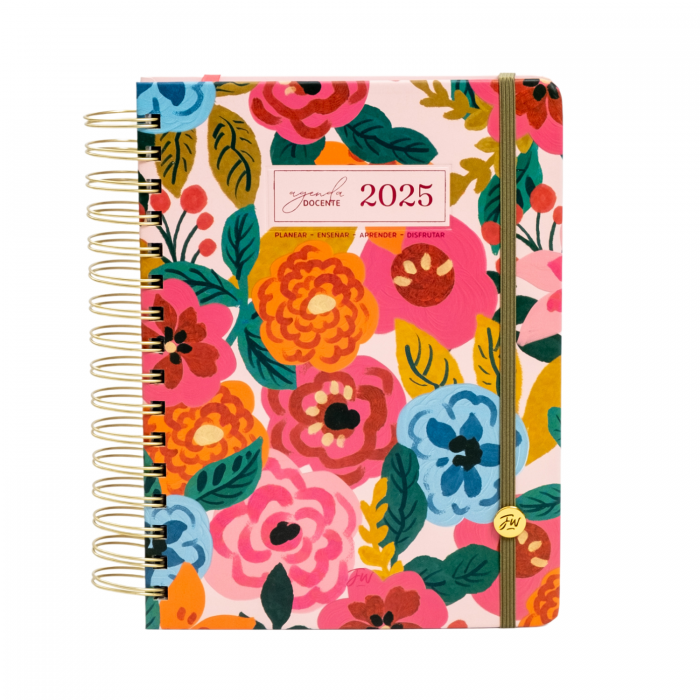 AGENDA FW SEMANAL ESPIRAL 15x21 DOCENTE ROCOCO