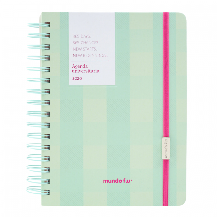 AGENDA FW SEMANAL ESPIRAL 15x21 UNIVERSITARIA AQ