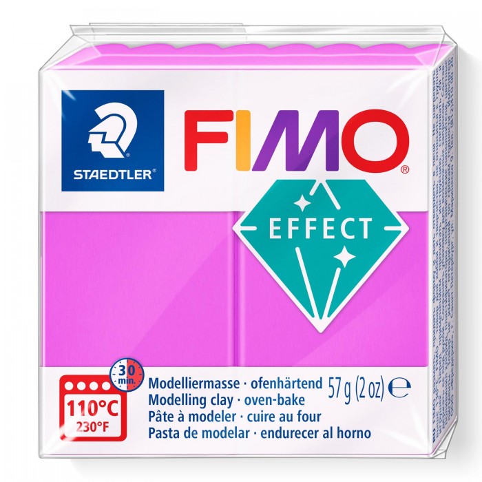 Arcilla fimo efect no.601 57g.neon lila