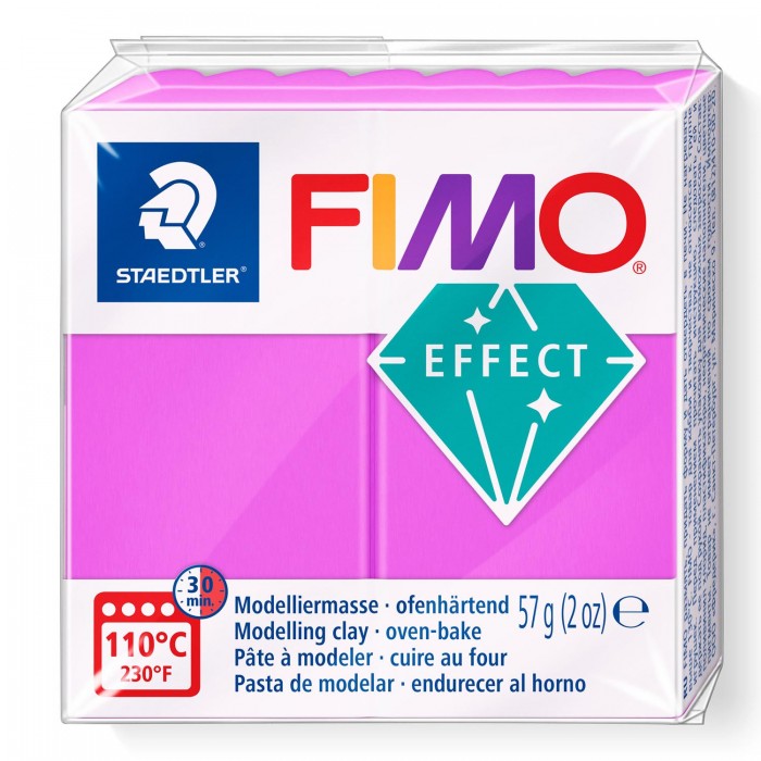 Arcilla fimo efect no.601 57g.neon lila