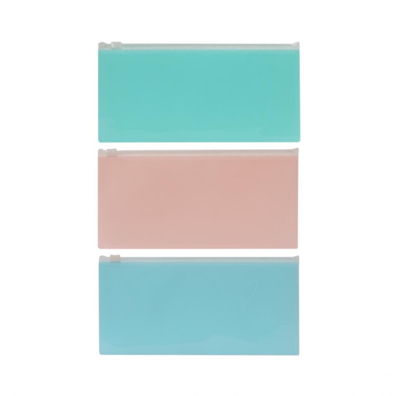 Sobre rideo polipropileno oficio ingles zip color pastel Sobre rideo polipropileno oficio ingles zip color pastel