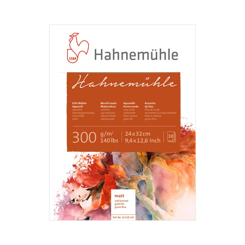 Bloc hm hahnemuhle gf 24x32 300g.10h. Bloc hm hahnemuhle gf 24x32 300g.10h.
