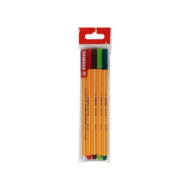 Marcadores fibra stabilo 88 x 5 naturaleza Marcadores fibra stabilo 88 x 5 naturaleza