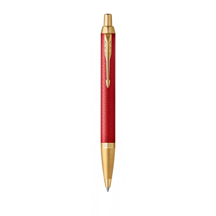 Parker im boligrafo roja gt con dorado