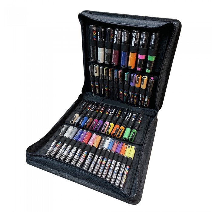 Estuche posca x48 pc-1m/pc-3m/pc-5m/pc-8