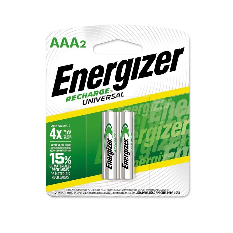 Pila energizer aaa recargable blister x2 Pila energizer aaa recargable blister x2