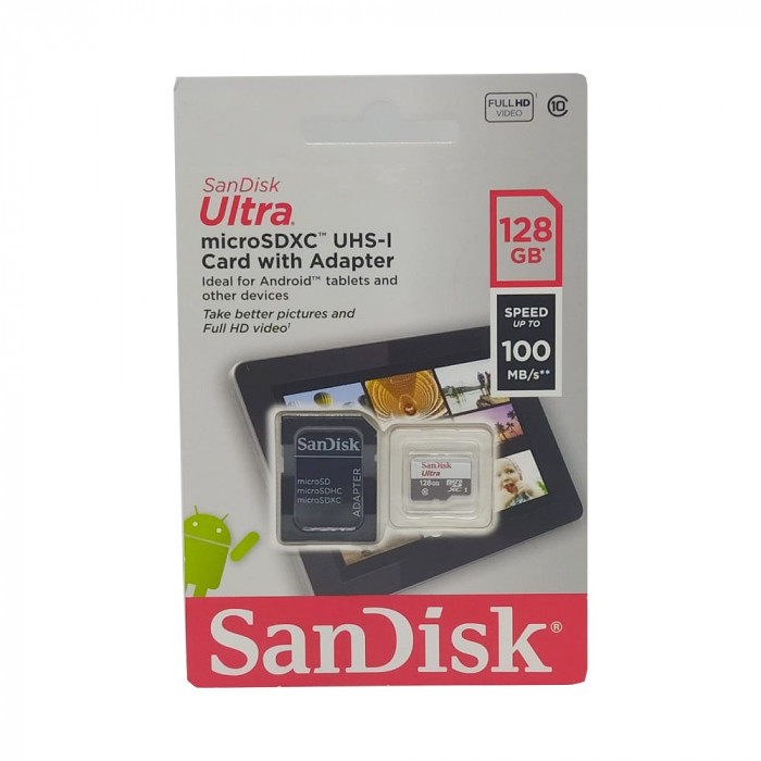 Memo sandisk tarjeta 128gb micro ultra sd
