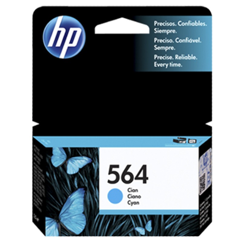 Cartucho hp inkjet 564 cb318wl cyan Cartucho hp inkjet 564 cb318wl cyan