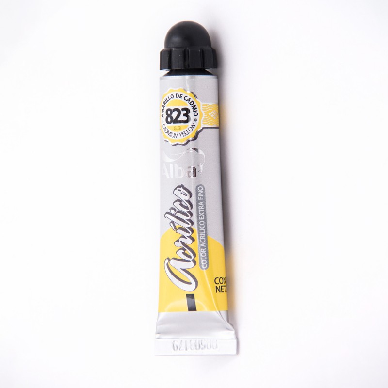 Acrilico alba x 18ml.823 amarillo cadmio Acrilico alba x 18ml.823 amarillo cadmio