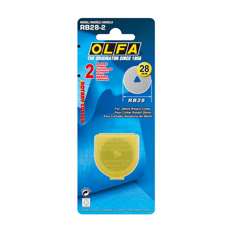 Repuesto trincheta olfa rb28-2 rotuladora (rty/1g)(rty/1d Repuesto trincheta olfa rb28-2 rotuladora (rty/1g)(rty/1d
