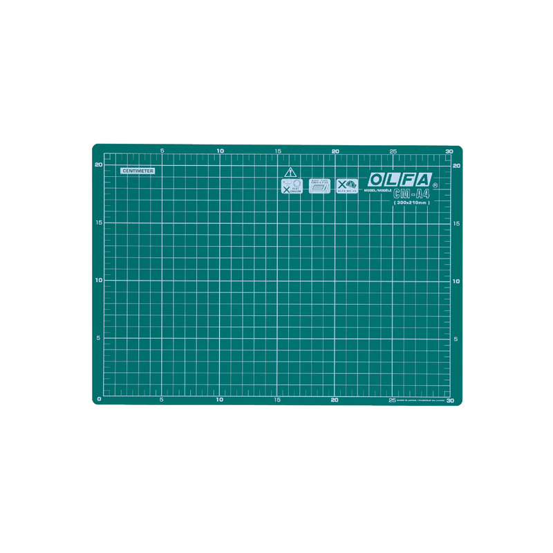 Plancha de corte olfa 22x30 2mm.cm-a4 Plancha de corte olfa 22x30 2mm.cm-a4
