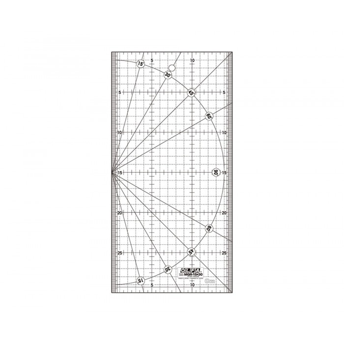 Trincheta olfa mqr-15x30 regla