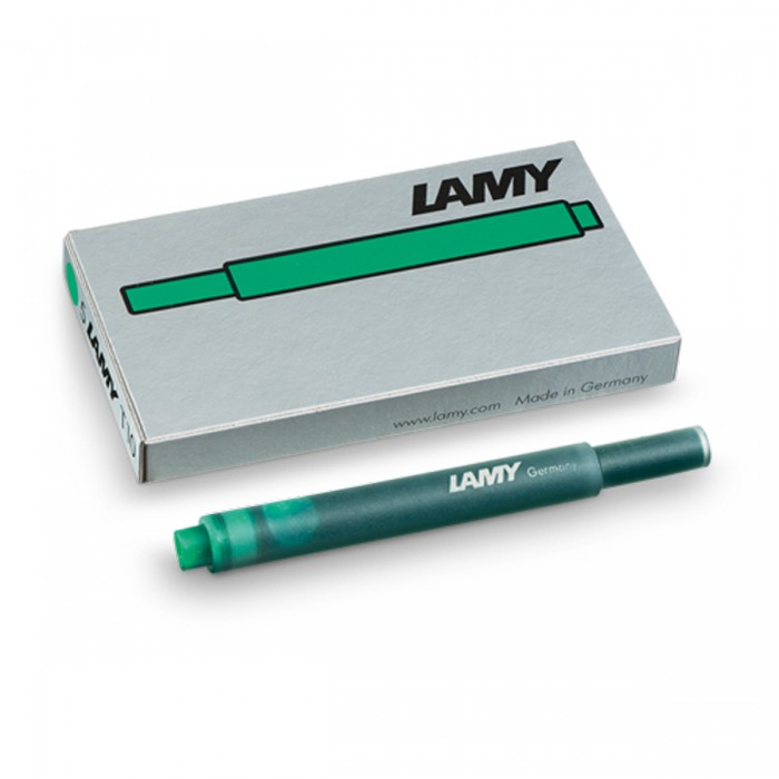 Cartuchos lamy t10 verde x5