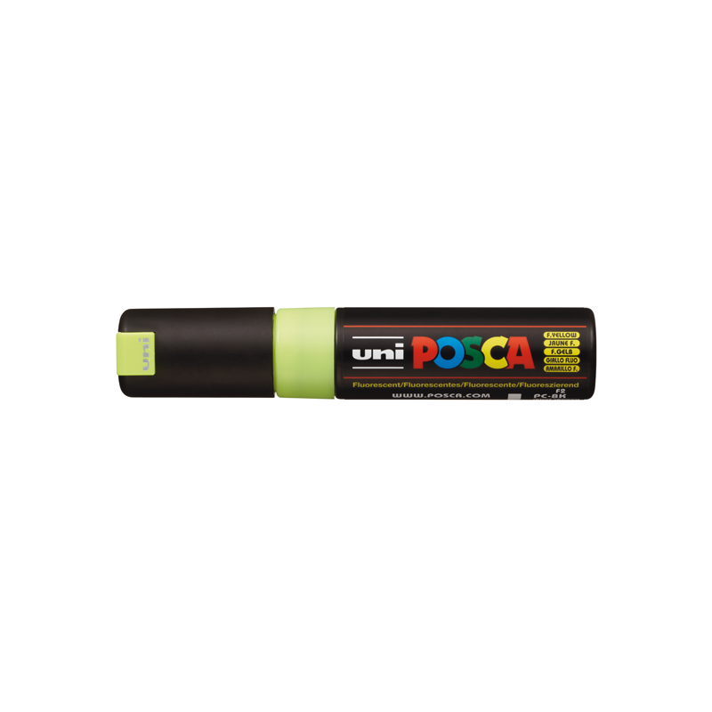 Marcadores fibra uni posca pc-8k amarillo fluo Marcadores fibra uni posca pc-8k amarillo fluo