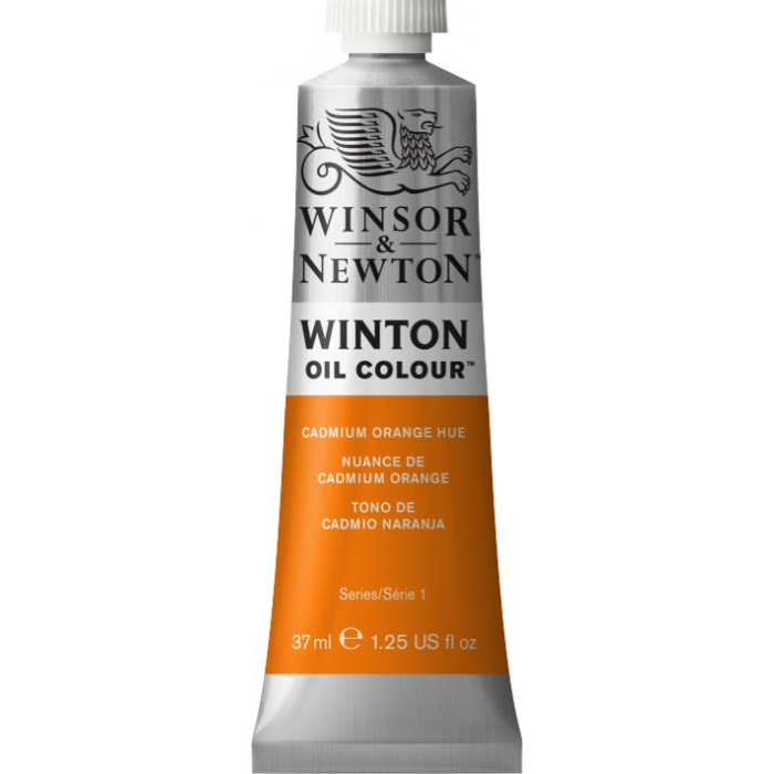 Oleo winsor & newton  winton 04 x 37ml.naranja de cadmio