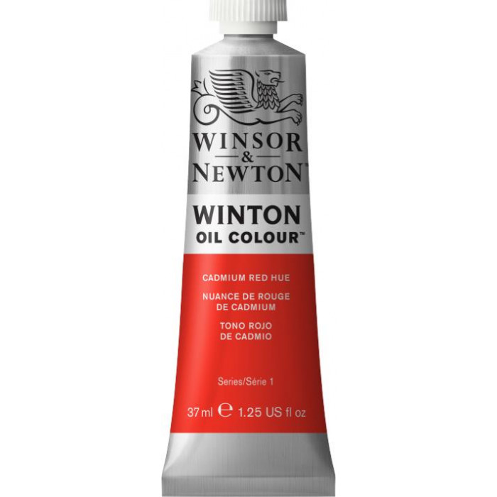 Oleo winsor & newton  winton 05 x 37ml.rojo de cadmio