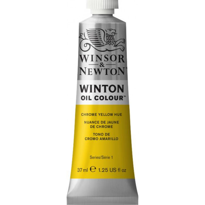 Oleo winsor & newton  winton 13 x 37ml.amarillo cromo