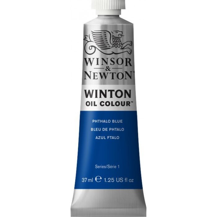 Oleo winsor & newton  winton 30 x 37ml.azul ftalo