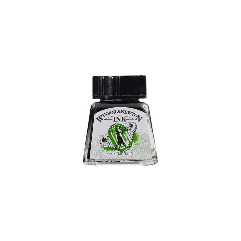 Tinta para dibujo winsor & newton x 14ml.235 esmeralda Tinta para dibujo winsor & newton x 14ml.235 esmeralda