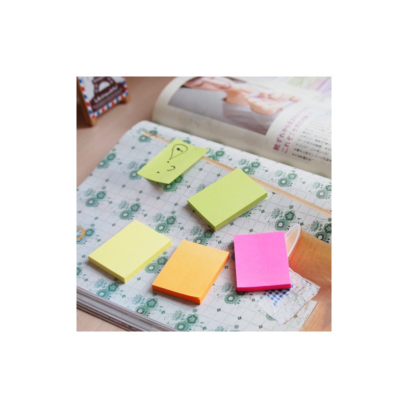 Notas adhesivas stick neon 38x 51 x12 Notas adhesivas stick neon 38x 51 x12