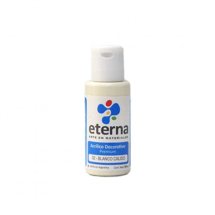 Acrilico eterna deco blanco calido   x 50ml.