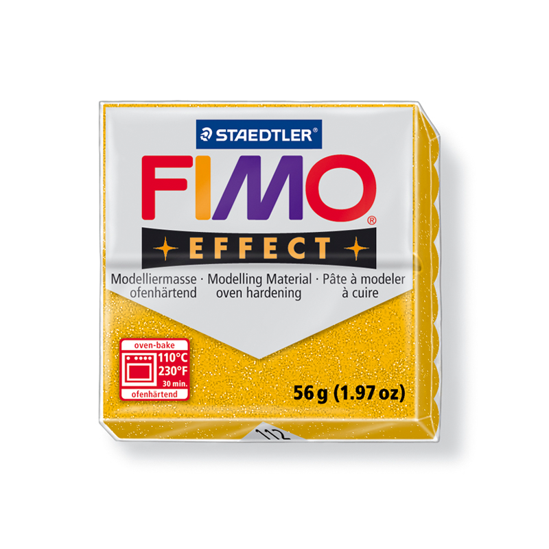 Arcilla fimo efect no.112 56g.glitter oro Arcilla fimo efect no.112 56g.glitter oro