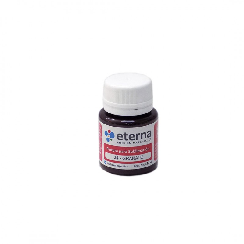Pintura para sublimar eterna granate x37ml Pintura para sublimar eterna granate x37ml