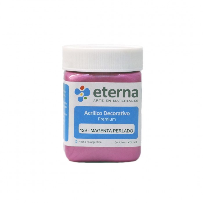 Acrilico eterna deco magenta perlado x250ml.