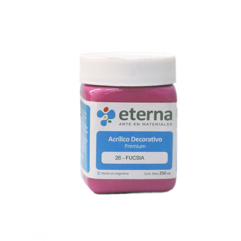 Acrilico eterna deco fucsiax250ml. Acrilico eterna deco fucsiax250ml.