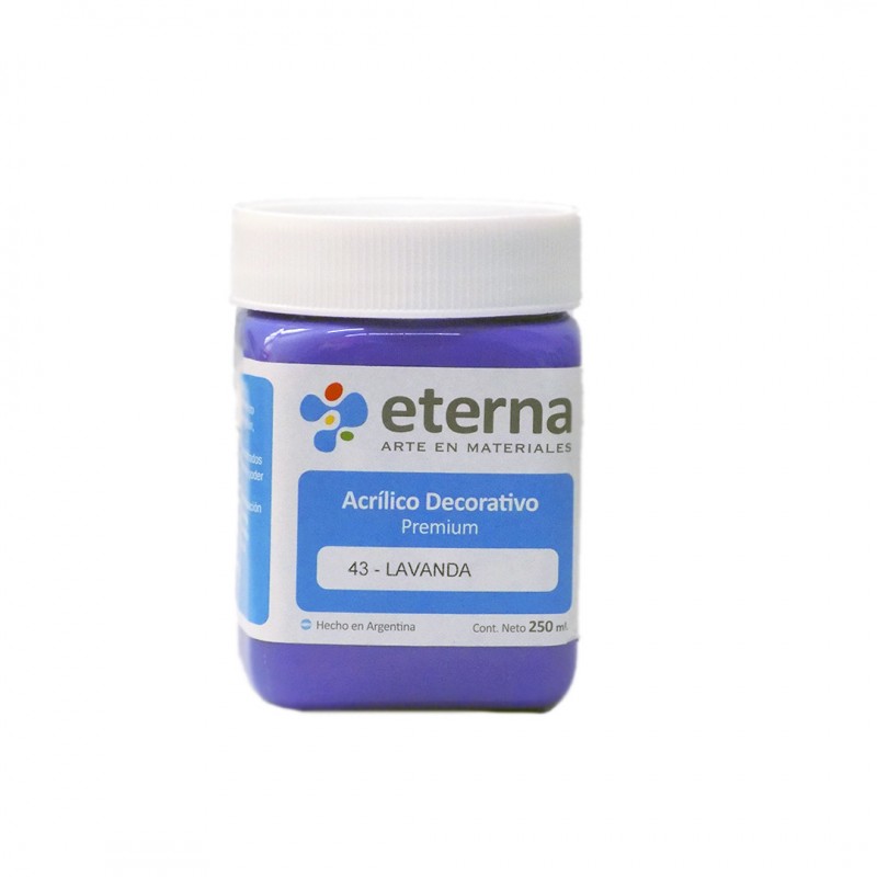 Acrilico eterna deco lavanda x250ml. Acrilico eterna deco lavanda x250ml.