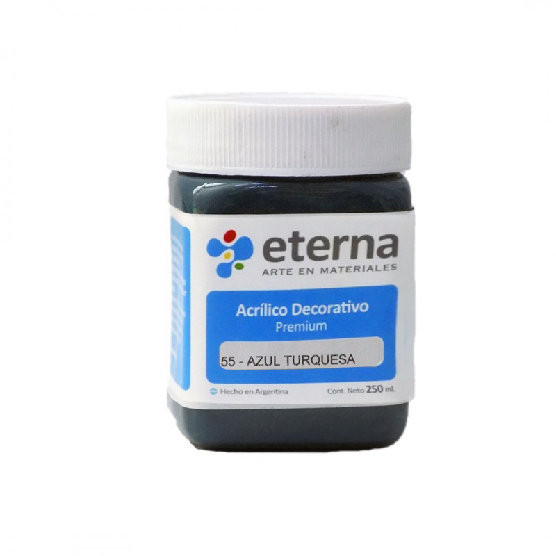 Acrilico eterna deco turquesa x250ml. Acrilico eterna deco turquesa x250ml.