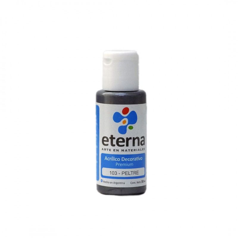 Acrilico eterna deco peltrex 50ml. Acrilico eterna deco peltrex 50ml.