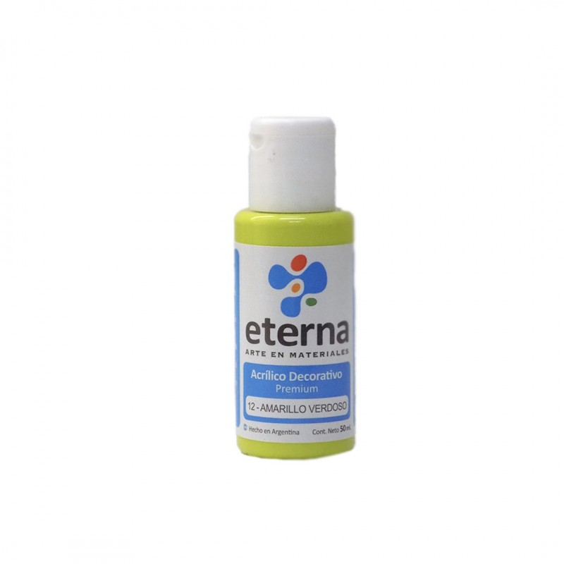 Acrilico eterna deco amarillo verdosox 50ml. Acrilico eterna deco amarillo verdosox 50ml.